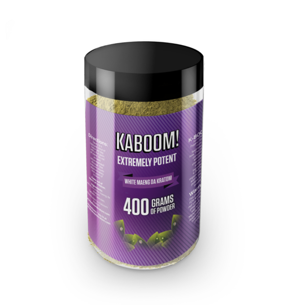 Kaboom! White Maeng Da Kratom Powder 400 grams